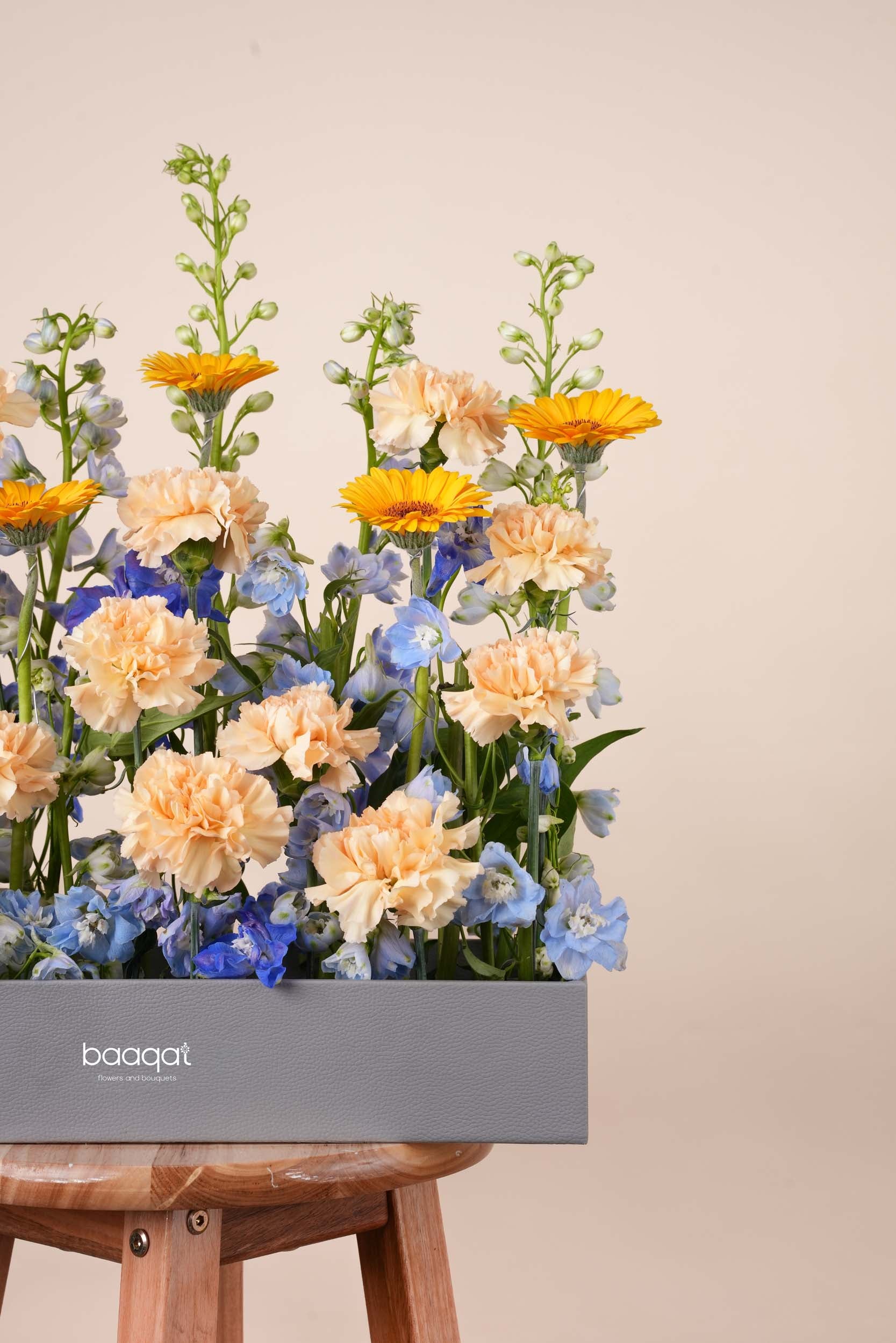 Sunlit Bliss Luxury Flower Tray