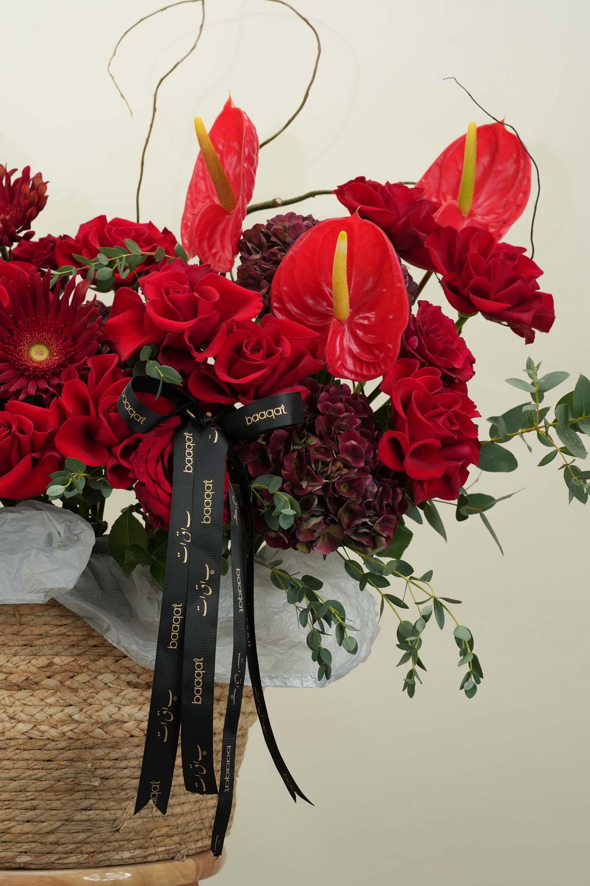 Crimson Majesty Basket