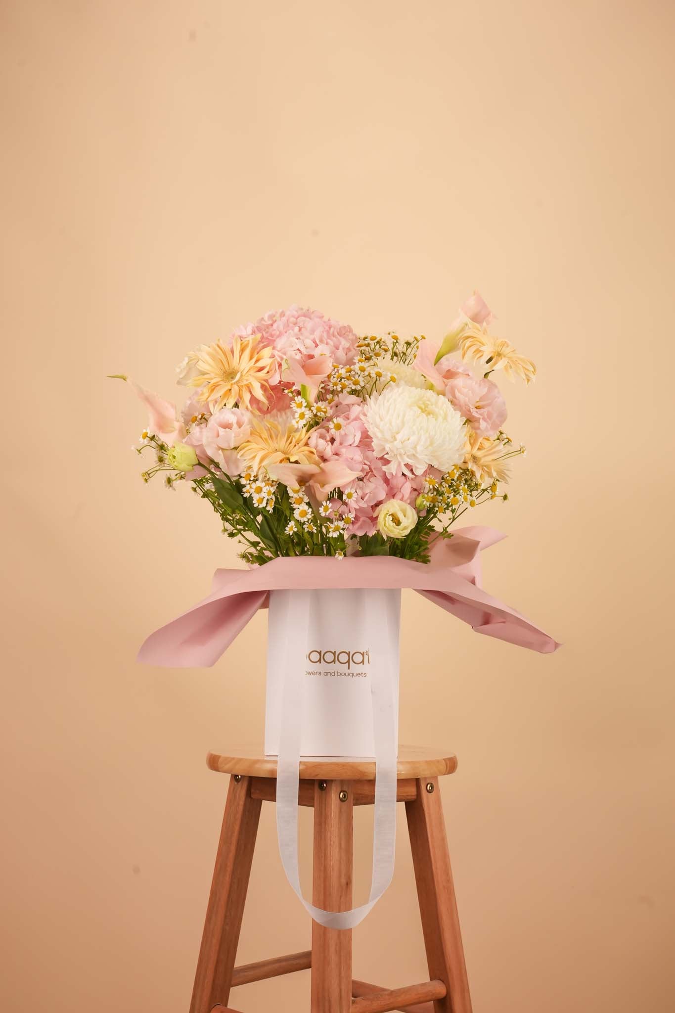 Pastel Garden Flower Bag