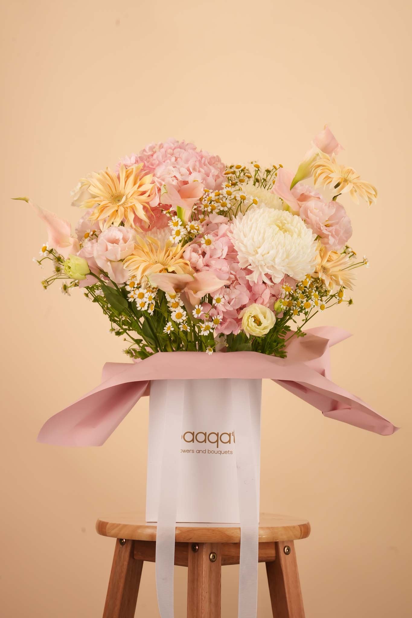 Pastel Garden Flower Bag