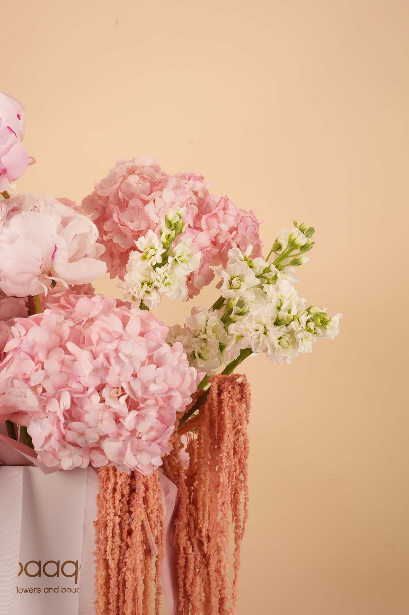 Blush Romance Flower Bag