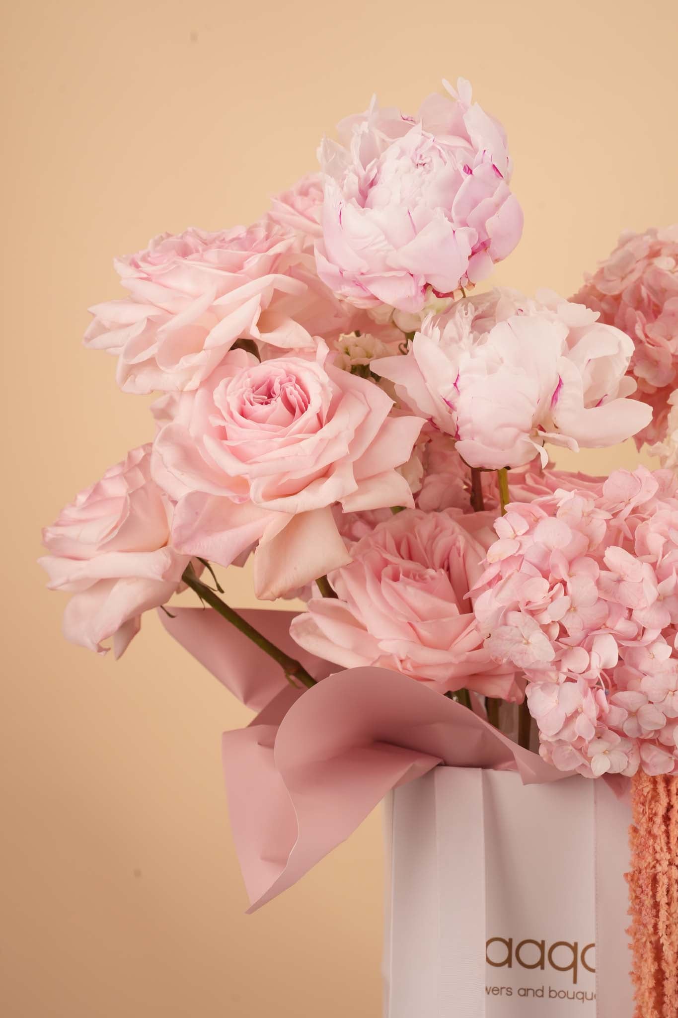Blush Romance Flower Bag
