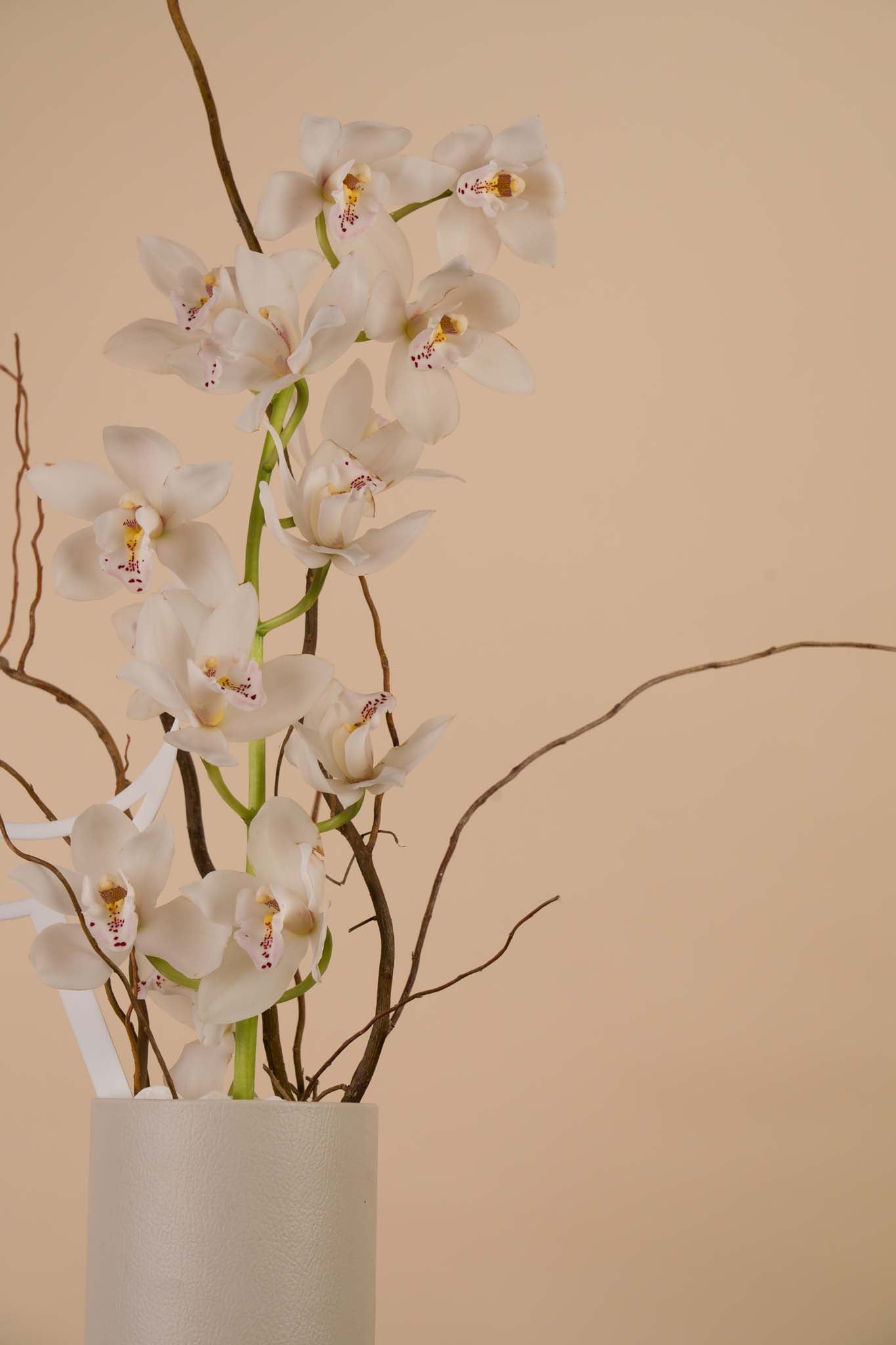 Luxury White Orchid Arrangement