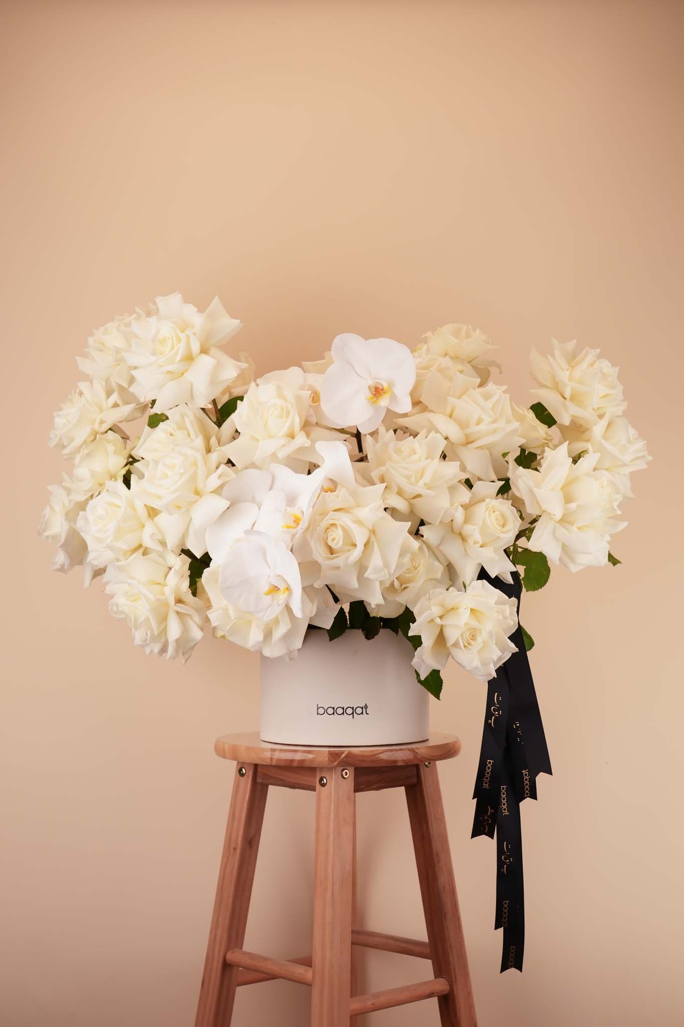 Ivory Rose Orchid Bloom