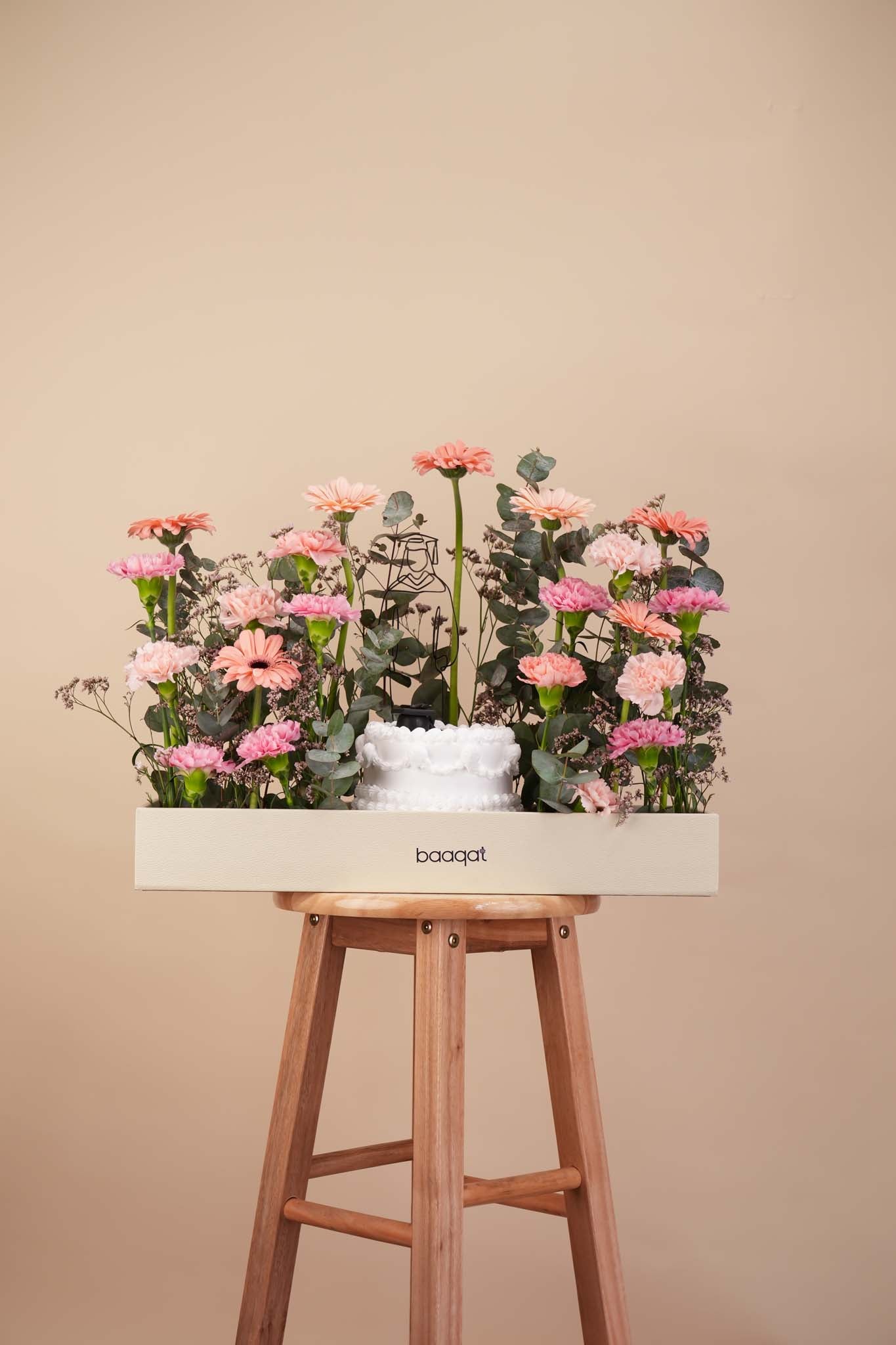 Floral Cake Gift Box