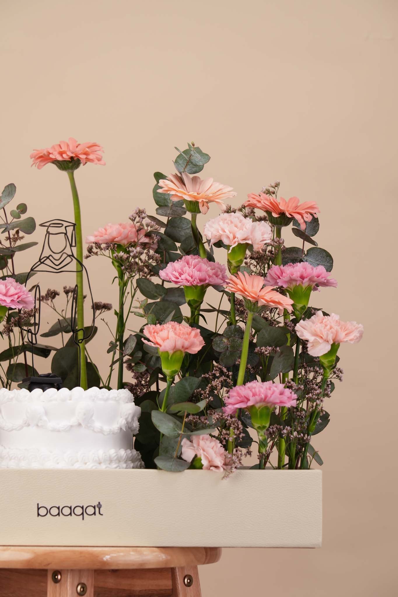 Floral Cake Gift Box