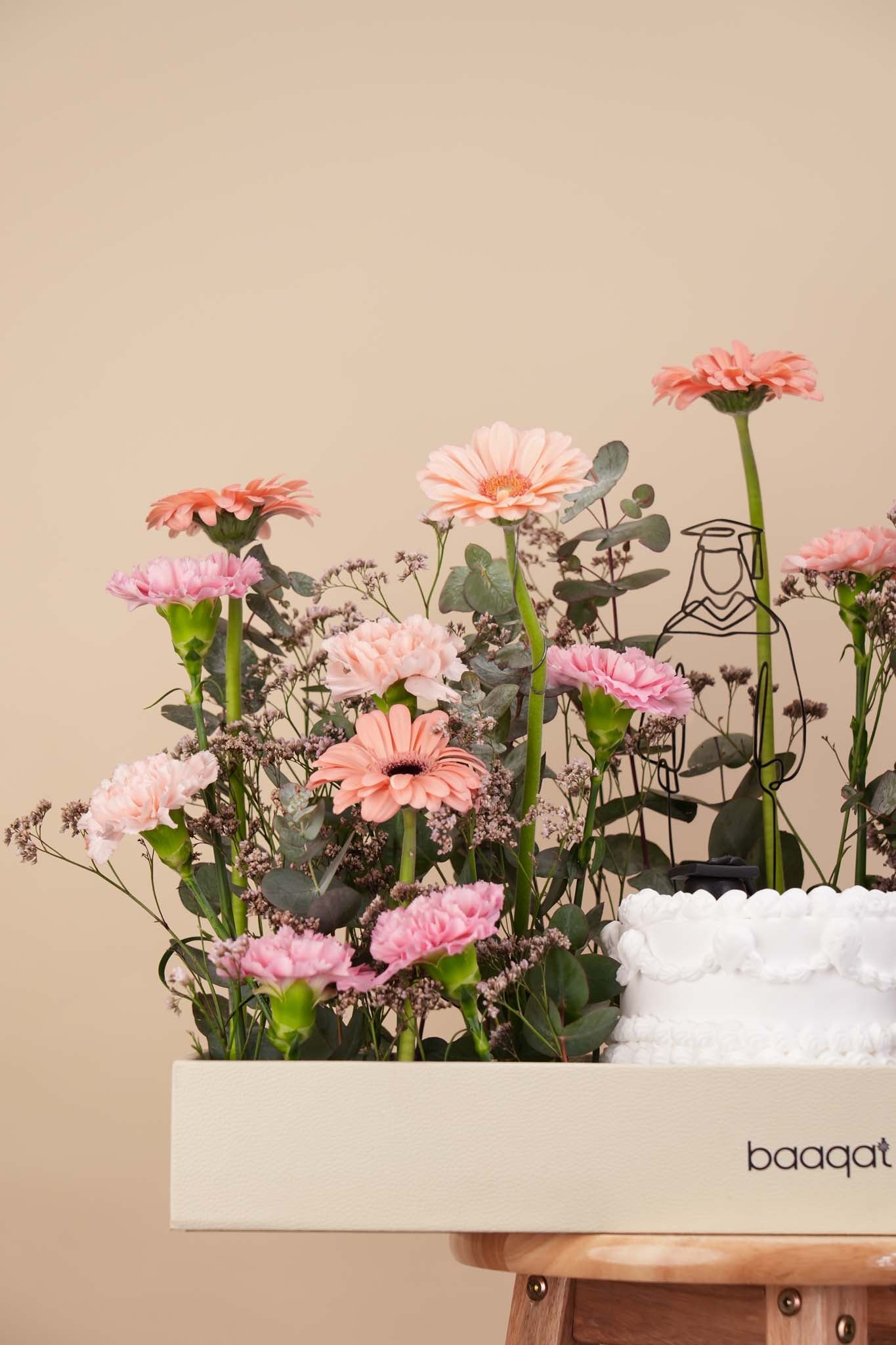 Floral Cake Gift Box