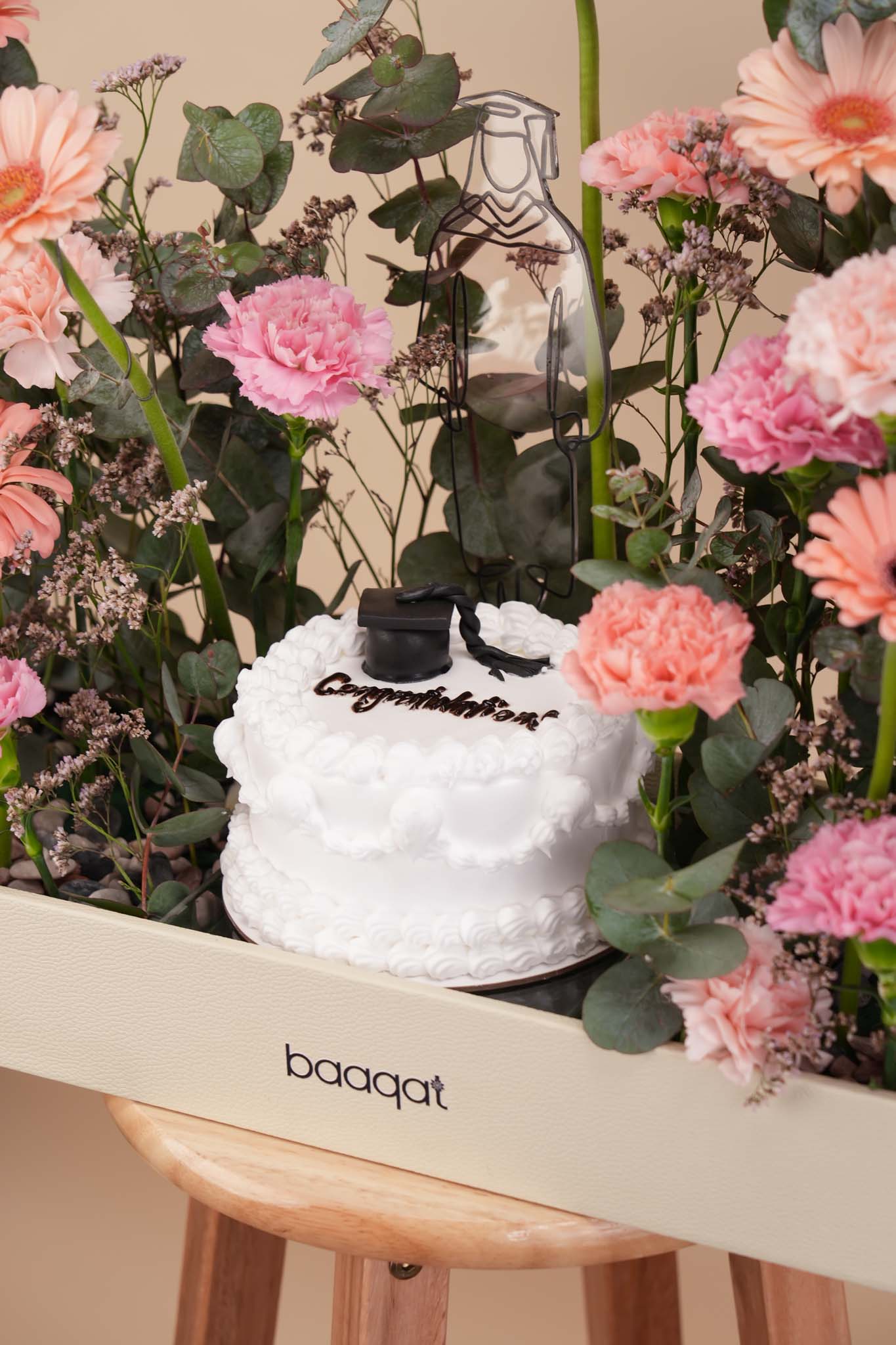 Floral Cake Gift Box