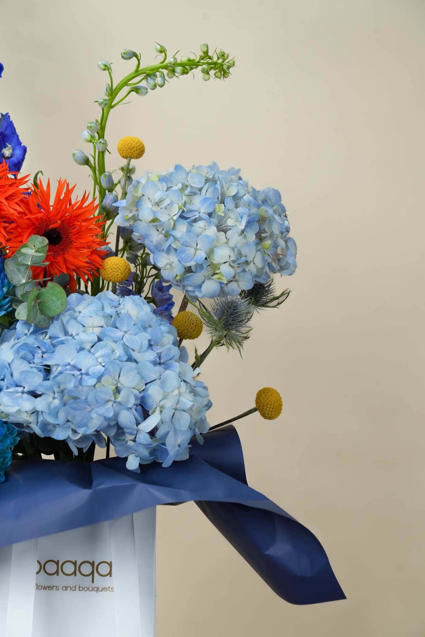 Ocean Bloom Hydrangea Floral Arrangement