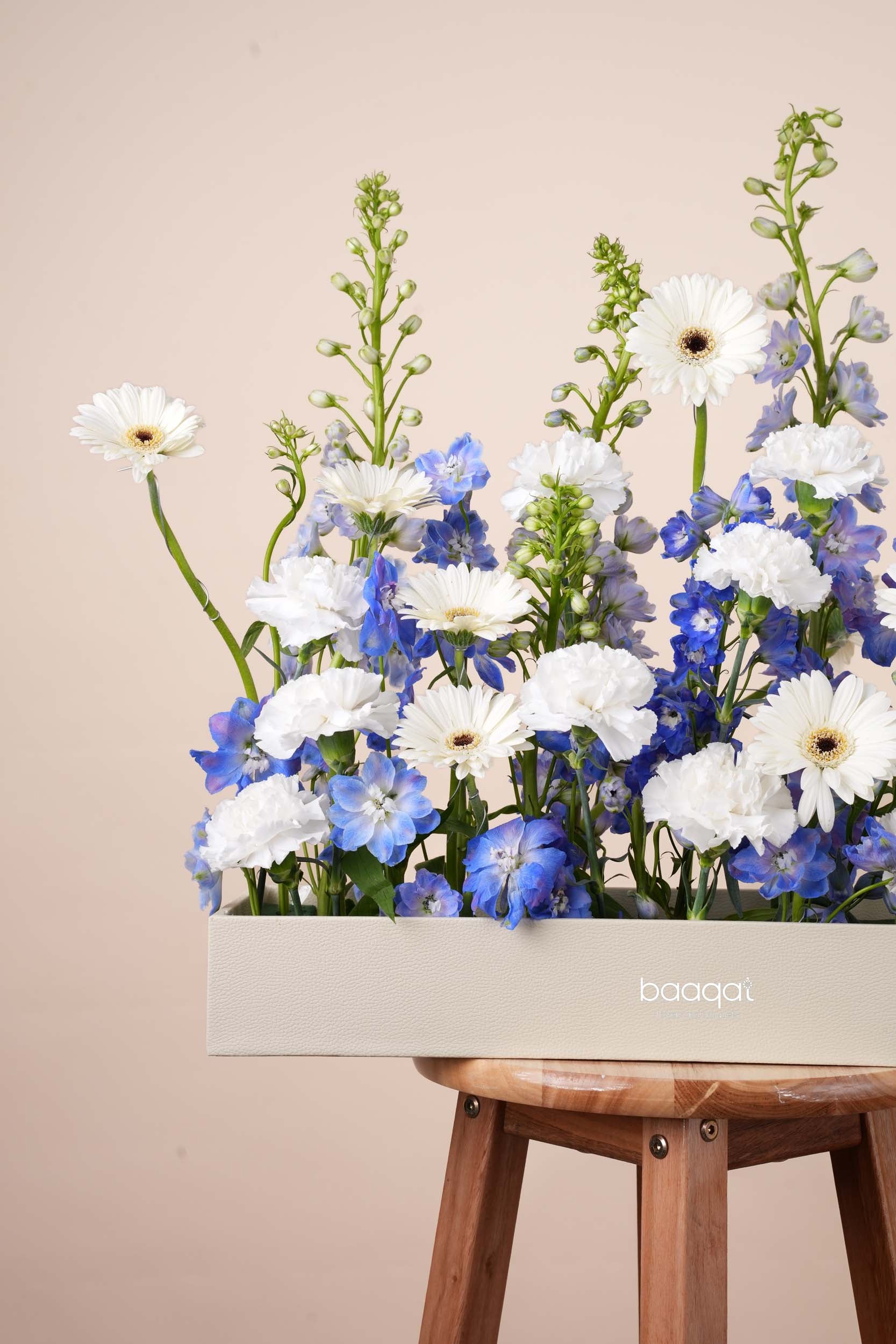 Azure Bloom Luxury Flower Tray