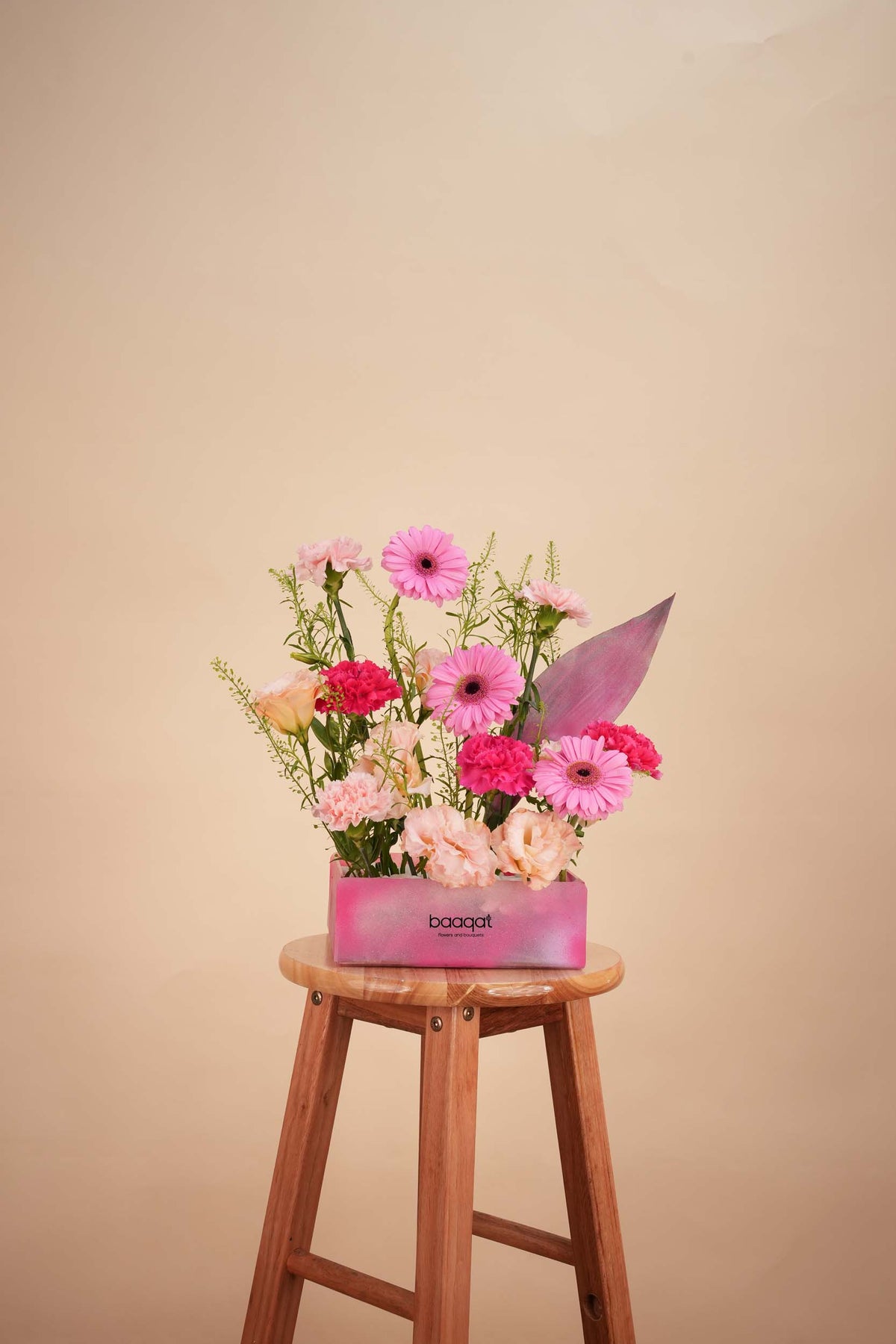 Pink Melody Floral Tray