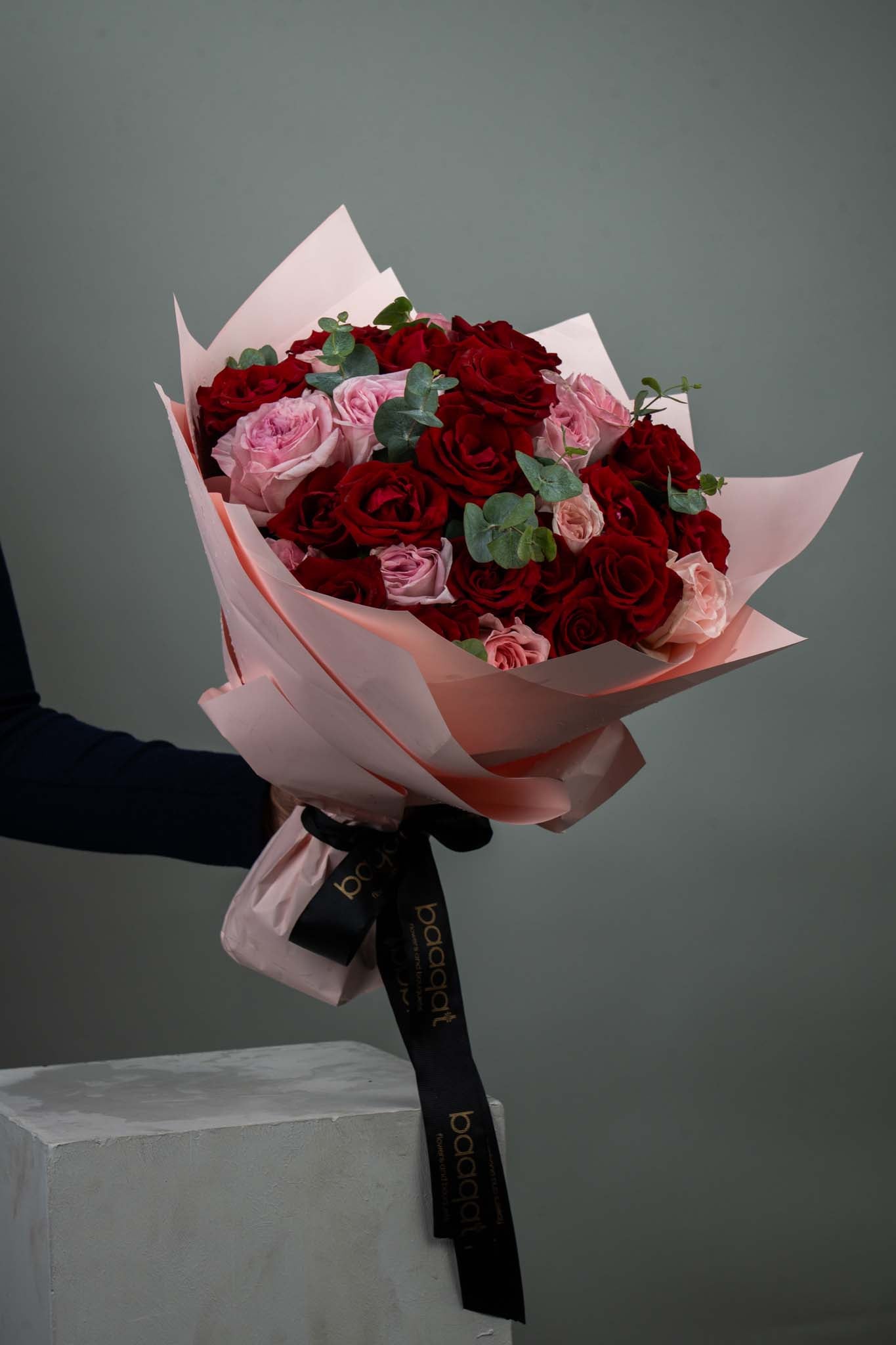 Blush & Scarlet Love Bouquet