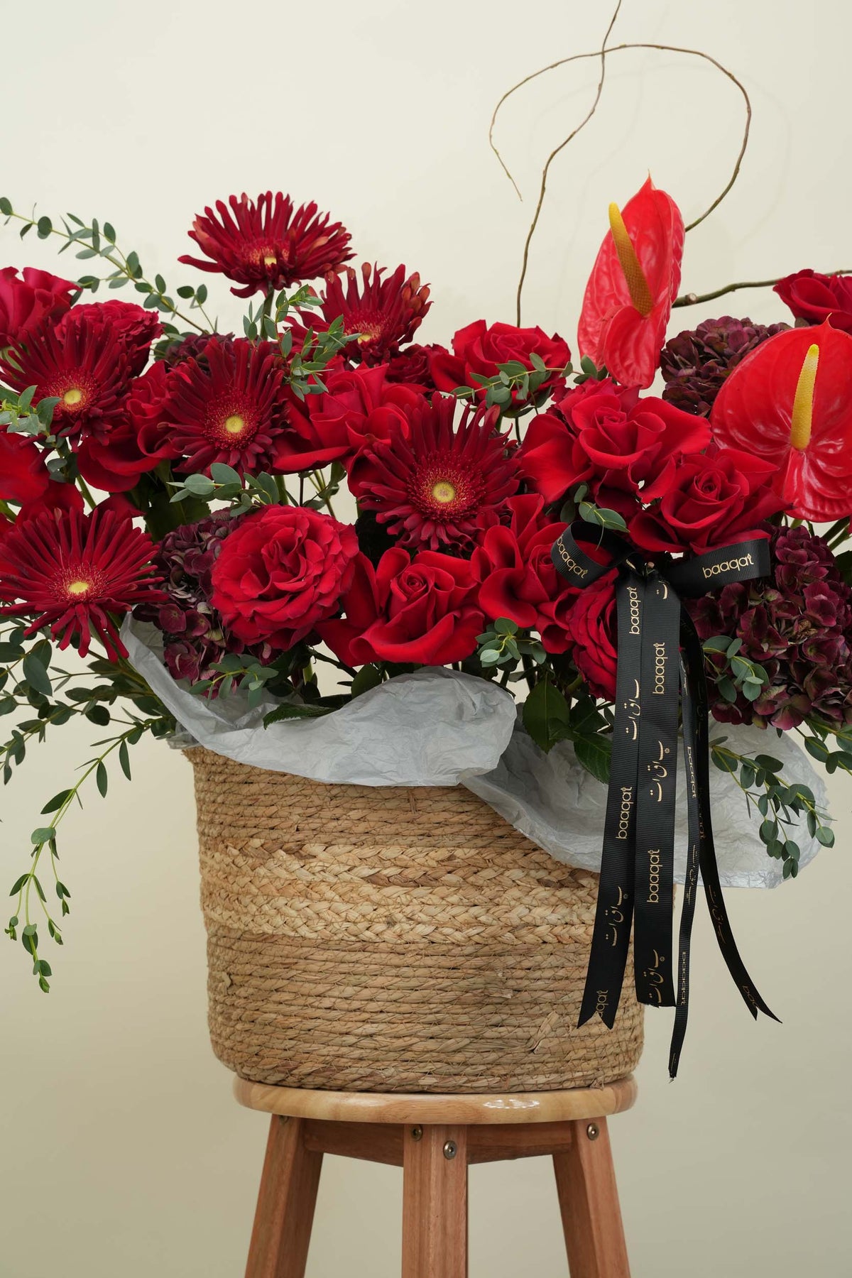 Crimson Majesty Basket