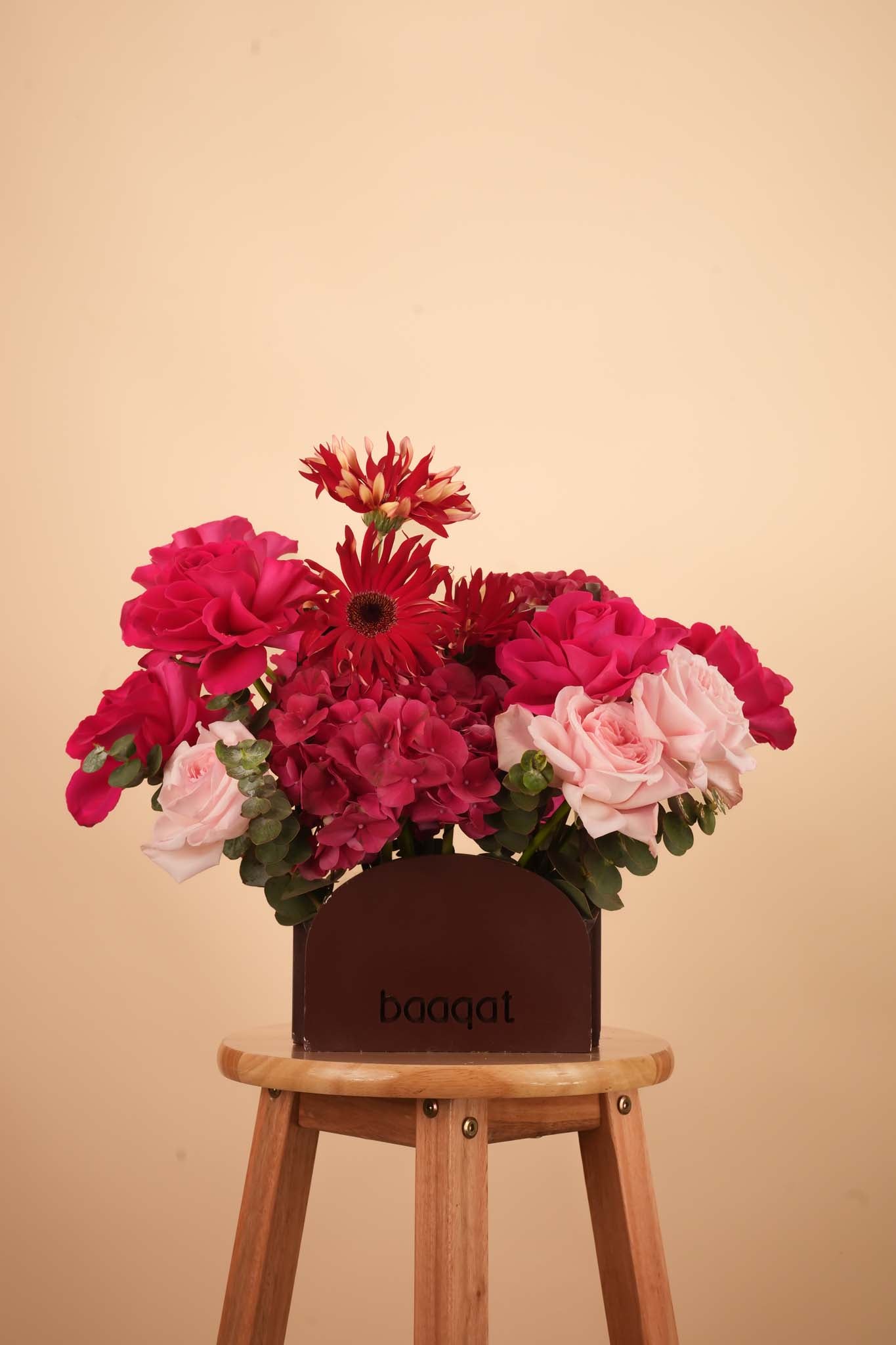 Ruby Romance Floral Box