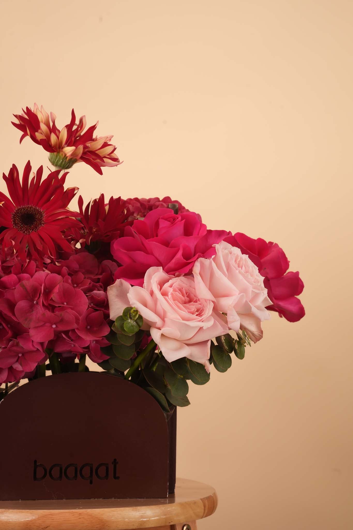 Ruby Romance Floral Box