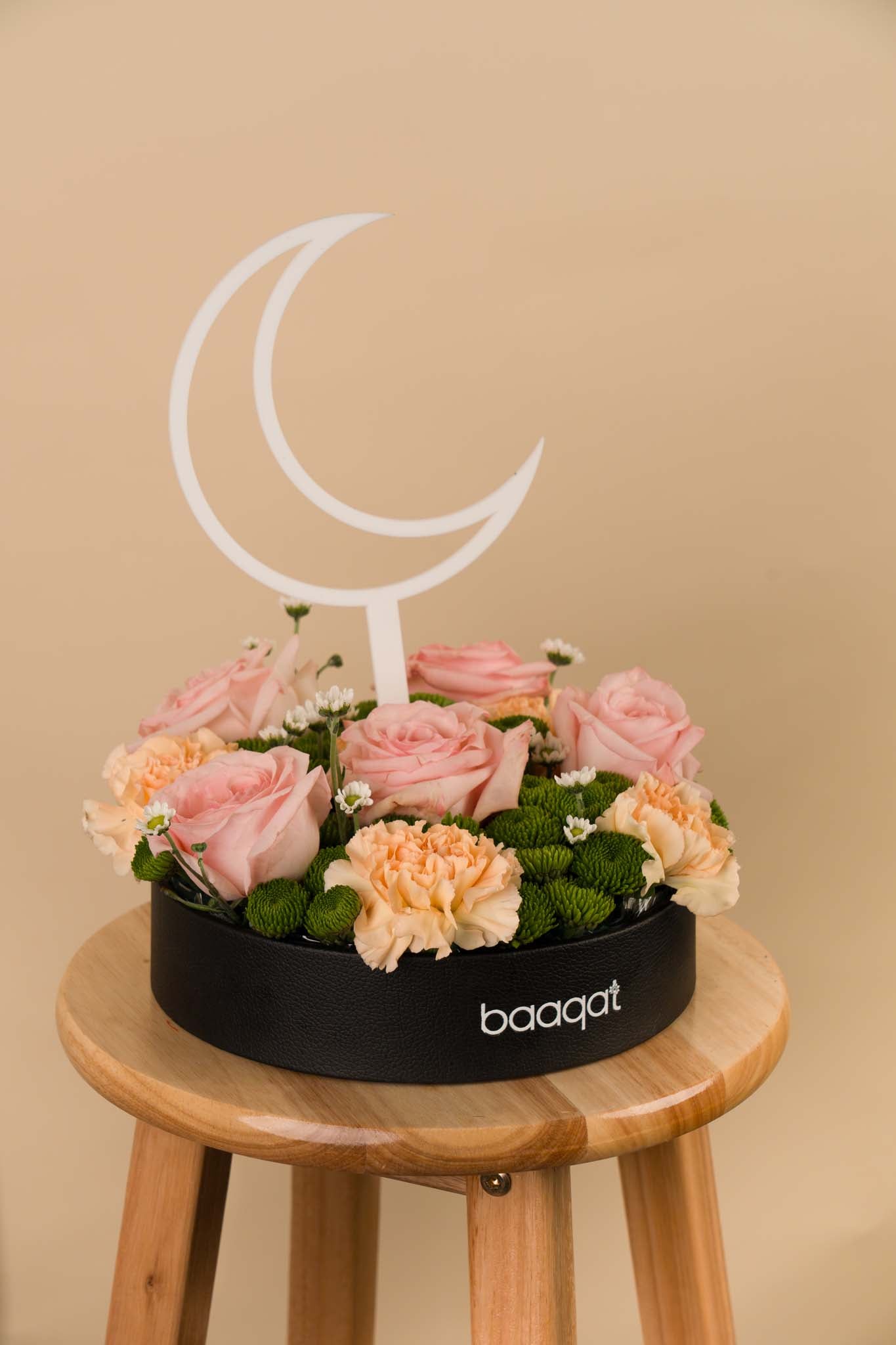 Blush Pink Rose & Carnation Luxury Flower Box