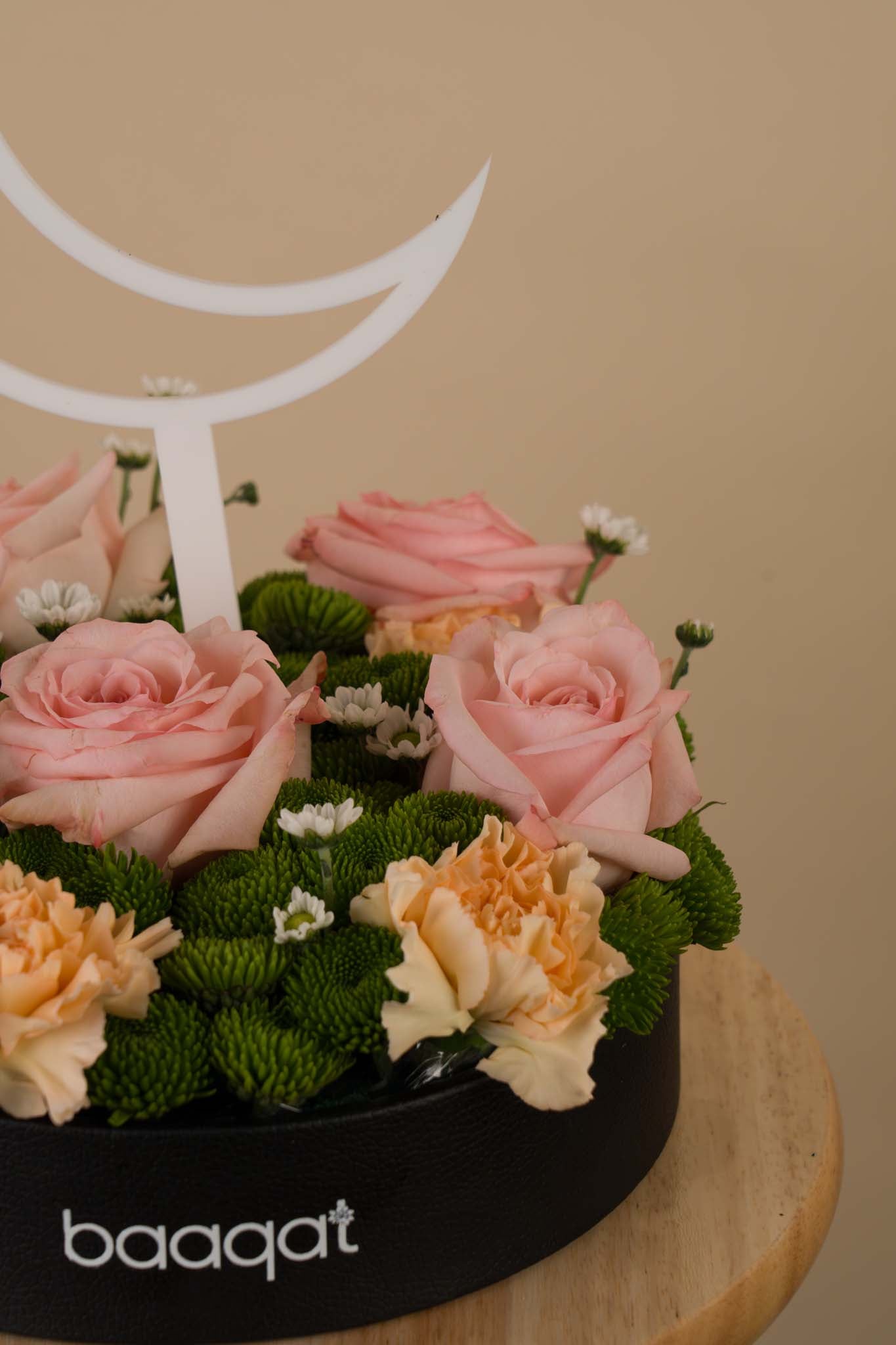 Blush Pink Rose & Carnation Luxury Flower Box