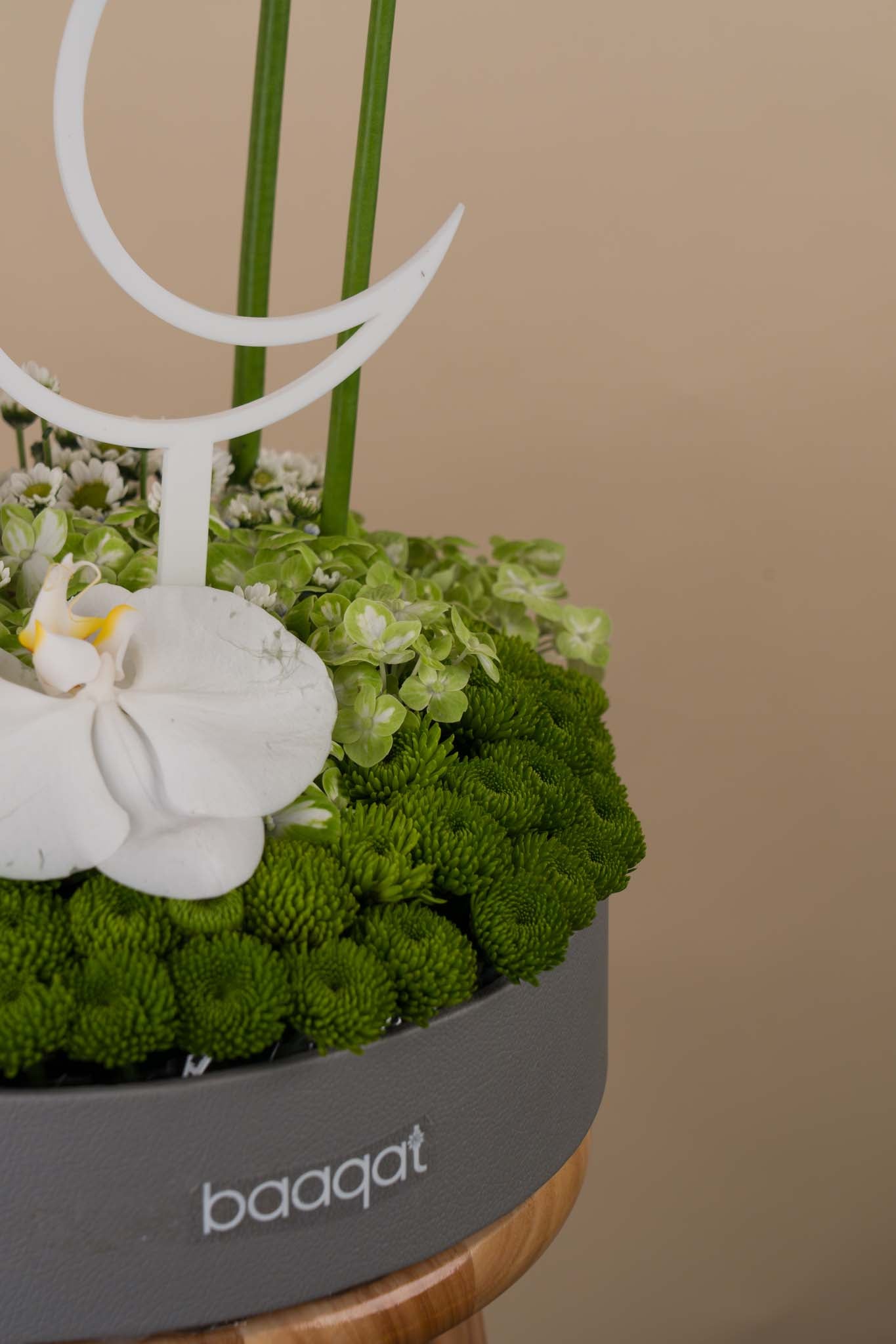 Emerald Crescent Luxury Flower Arrangement