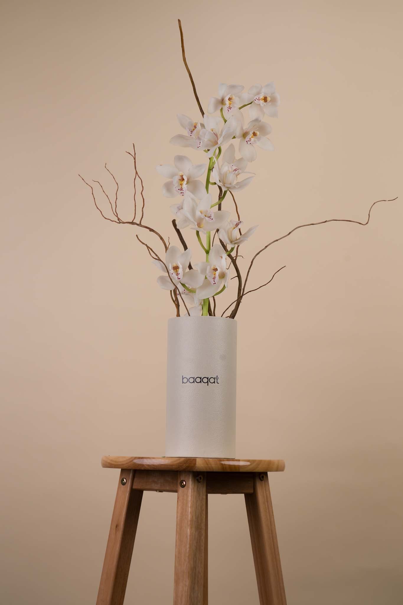 Luxury White Orchid Arrangement
