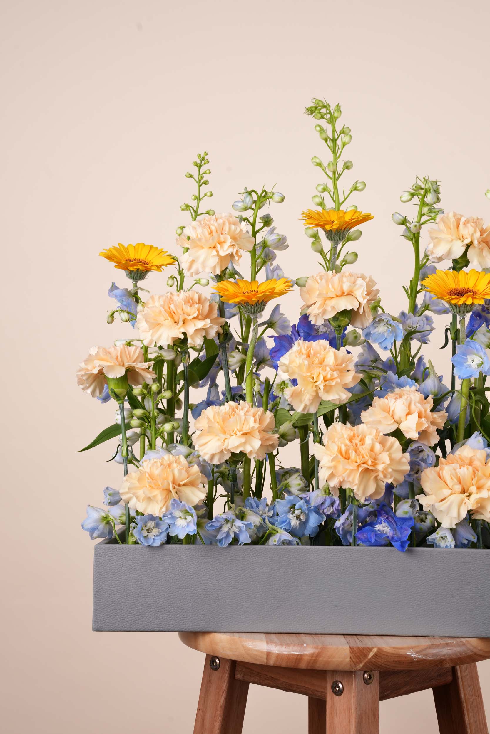 Sunlit Bliss Luxury Flower Tray