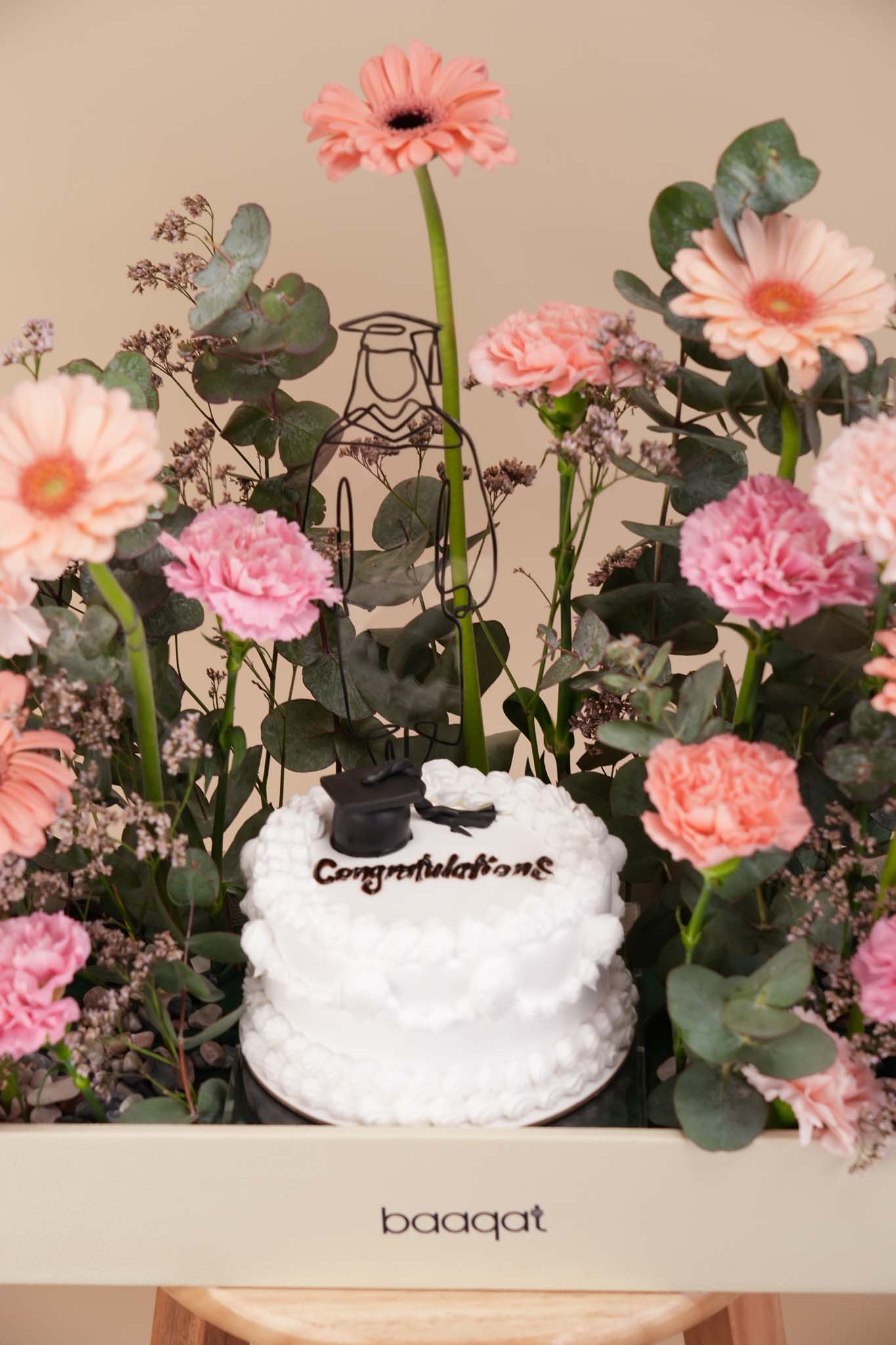Floral Cake Gift Box