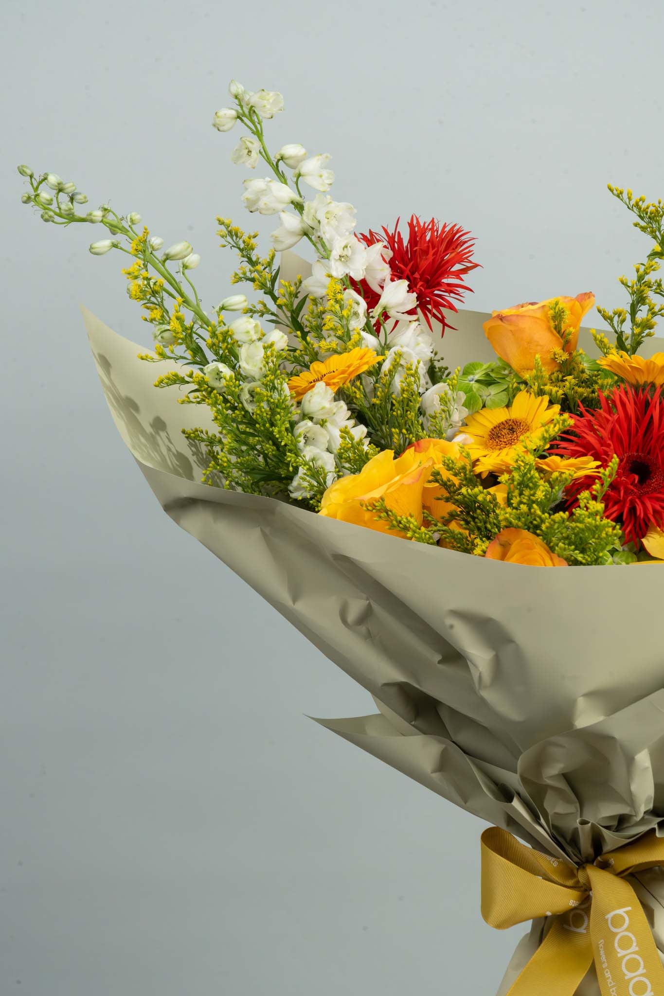 Golden Ember Flower Bouquet