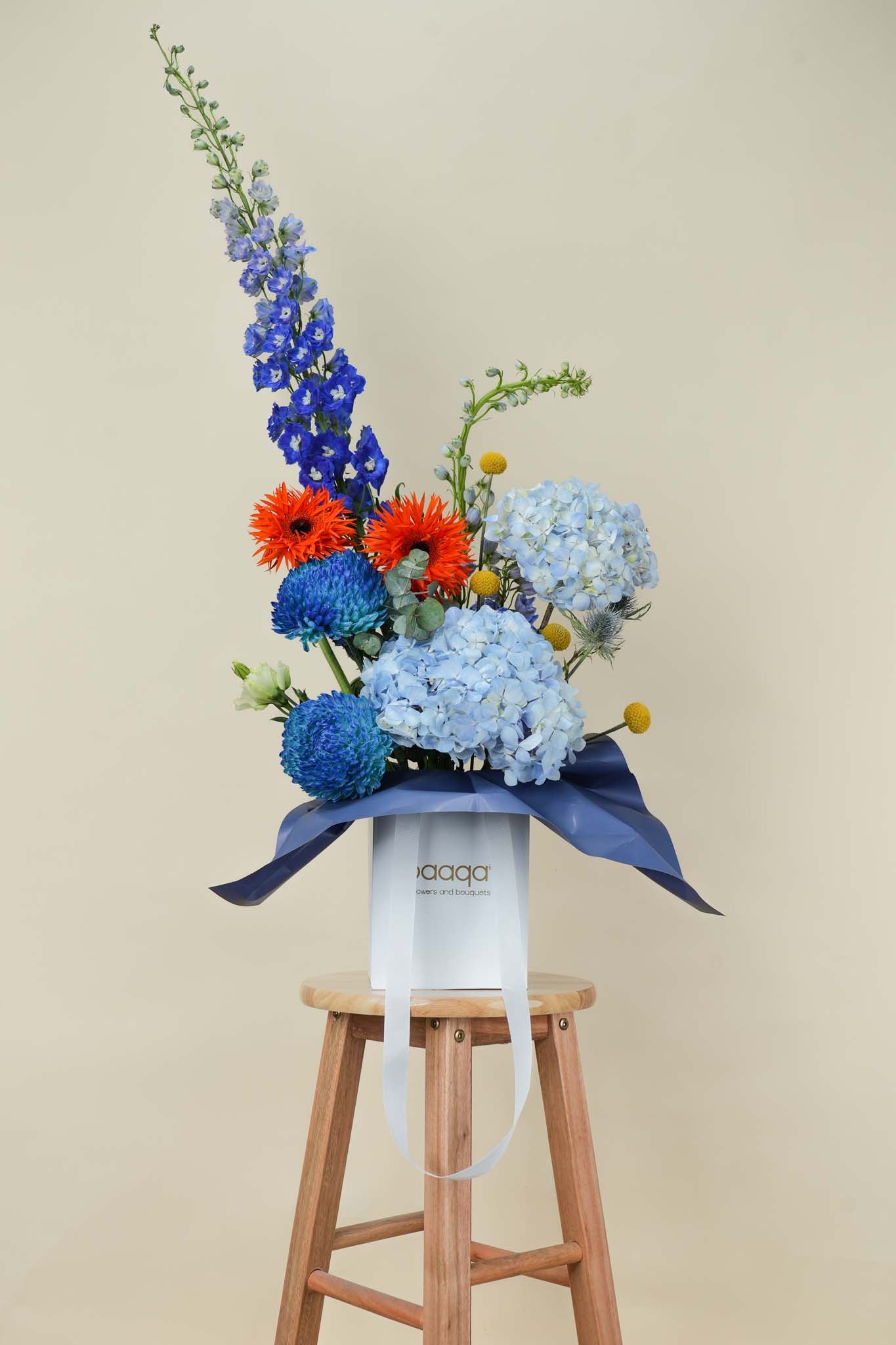 Ocean Bloom Hydrangea Floral Arrangement