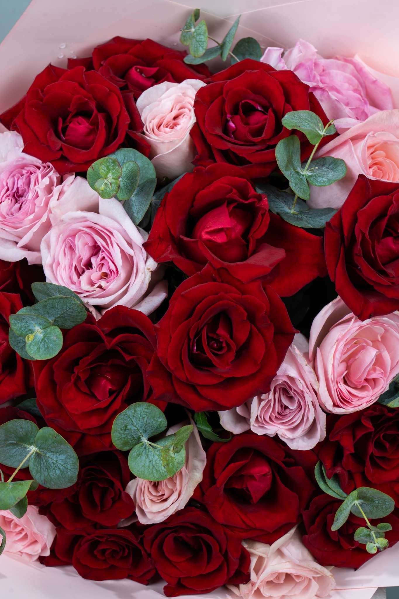 Blush & Scarlet Love Bouquet