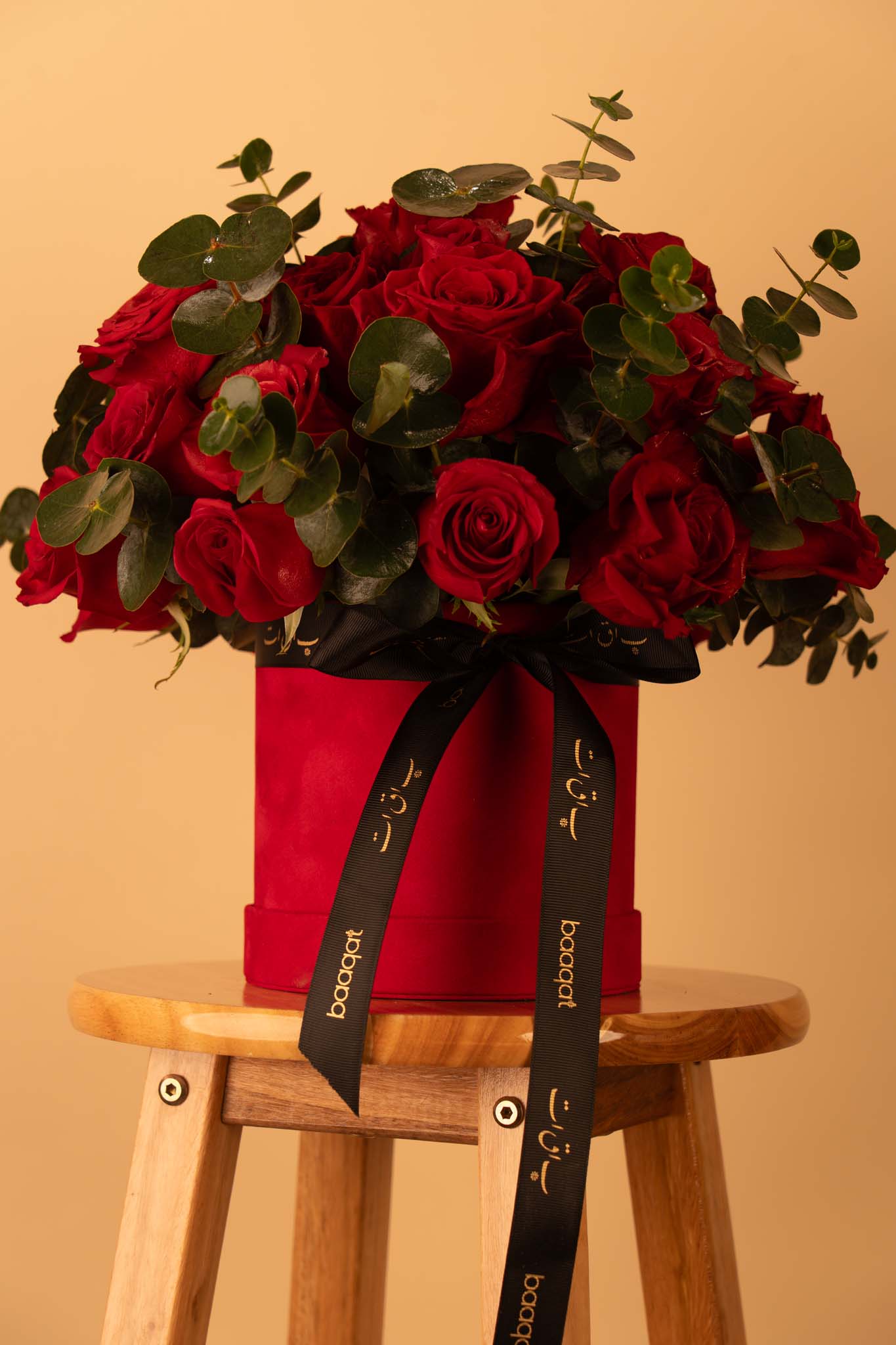 Royal Red Roses in Elegant Box