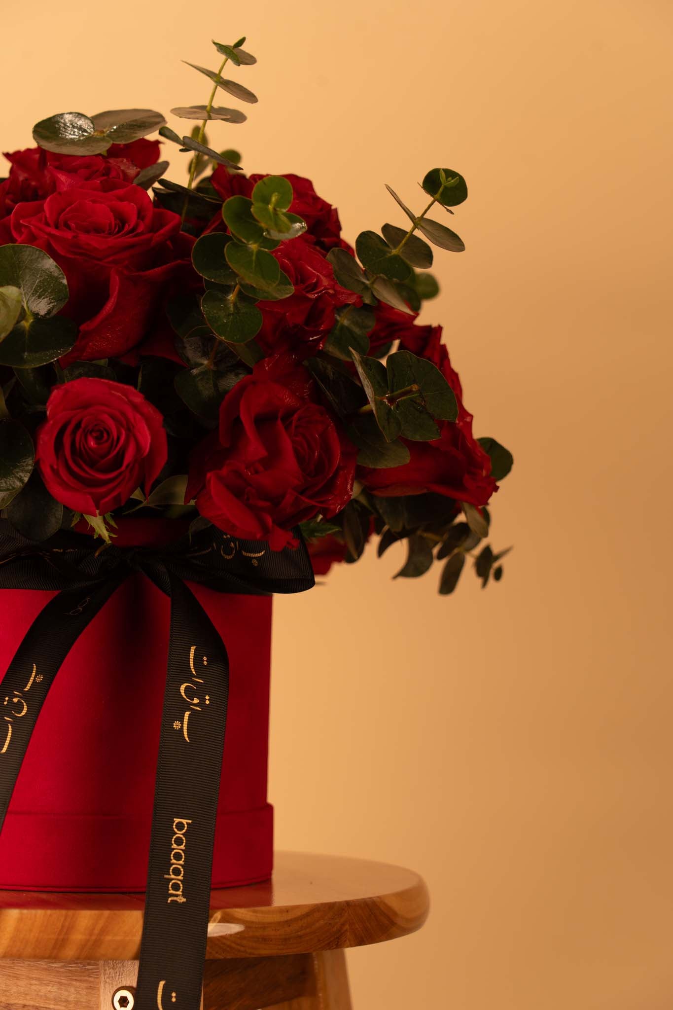 Royal Red Roses in Elegant Box