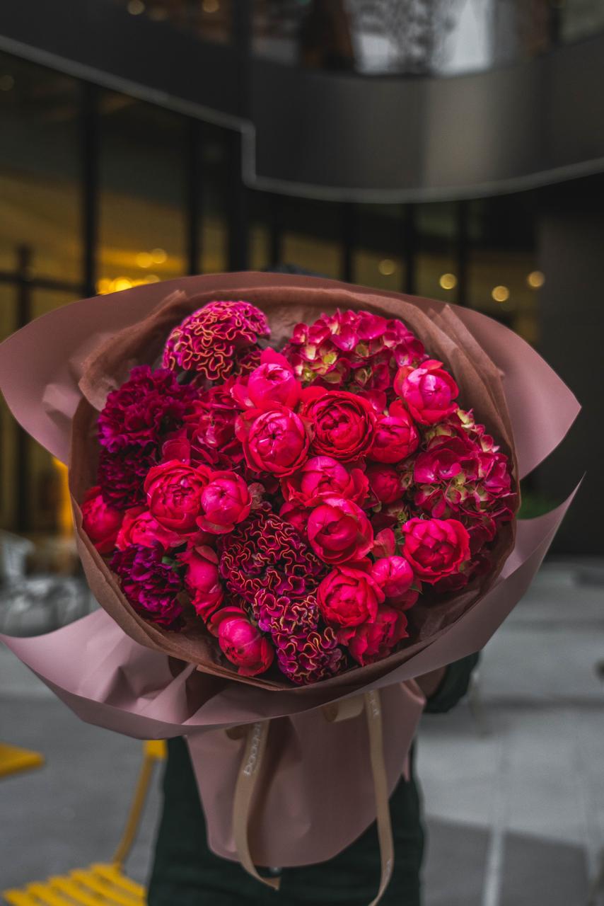 The Deep Ruby Garden Bouquet